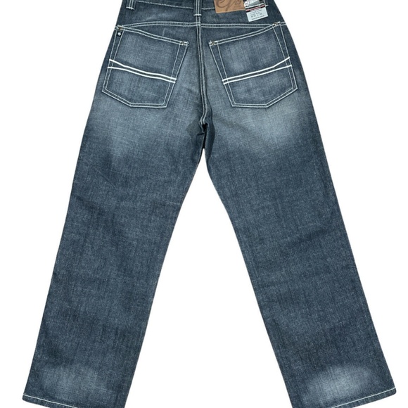 CJ Jeans Collection Mens 5 Pocket Black Denim Straight Leg Jeans Size 30x30 - Picture 2 of 6